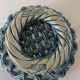 Round braided ceramic bowl by Pichon Uzés