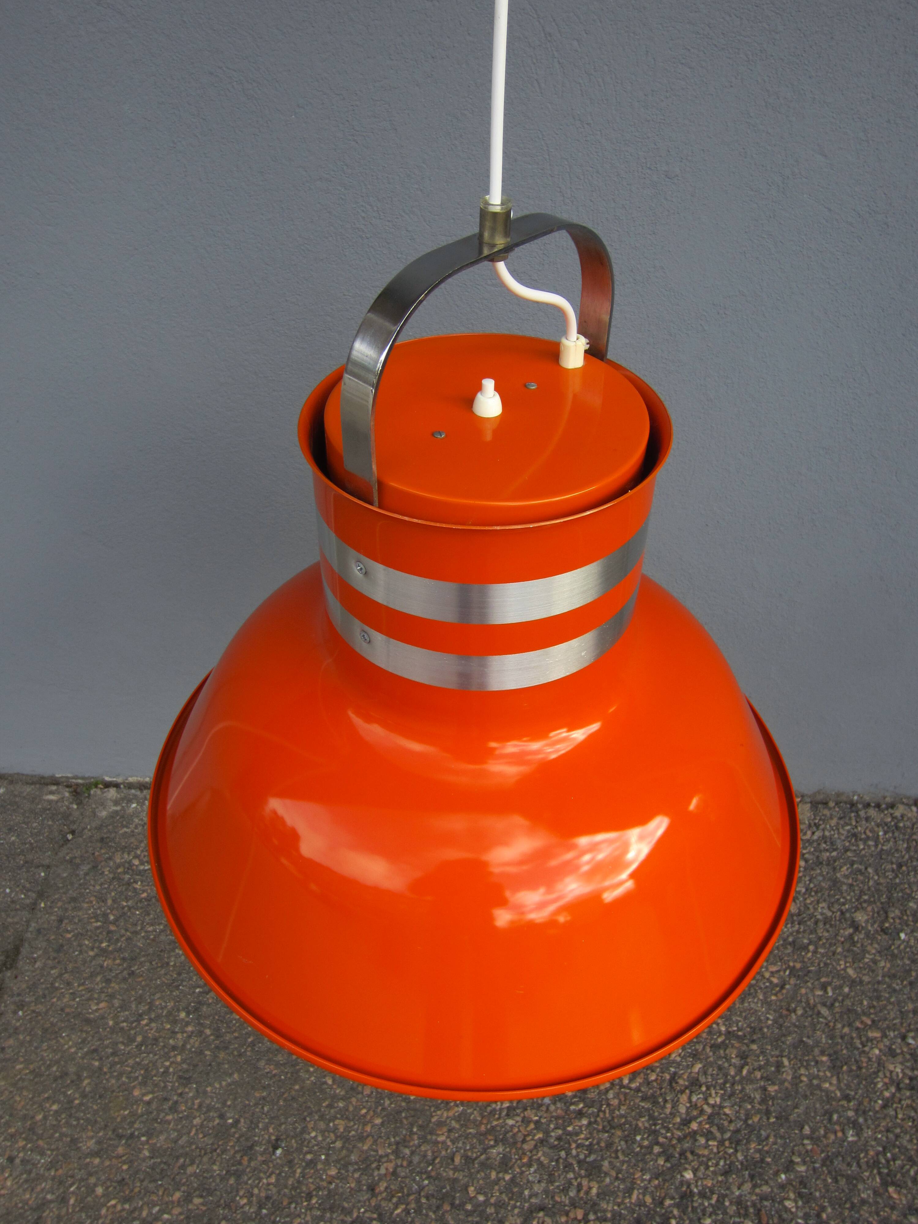 Scandinavian 70s Hinken pendant light by Per Sundstedt for Kosta Lampan