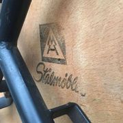 Tabouret danois du milieu du siècle par MH Stalmöbler