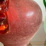 Pair of vintage glass paste ear vases