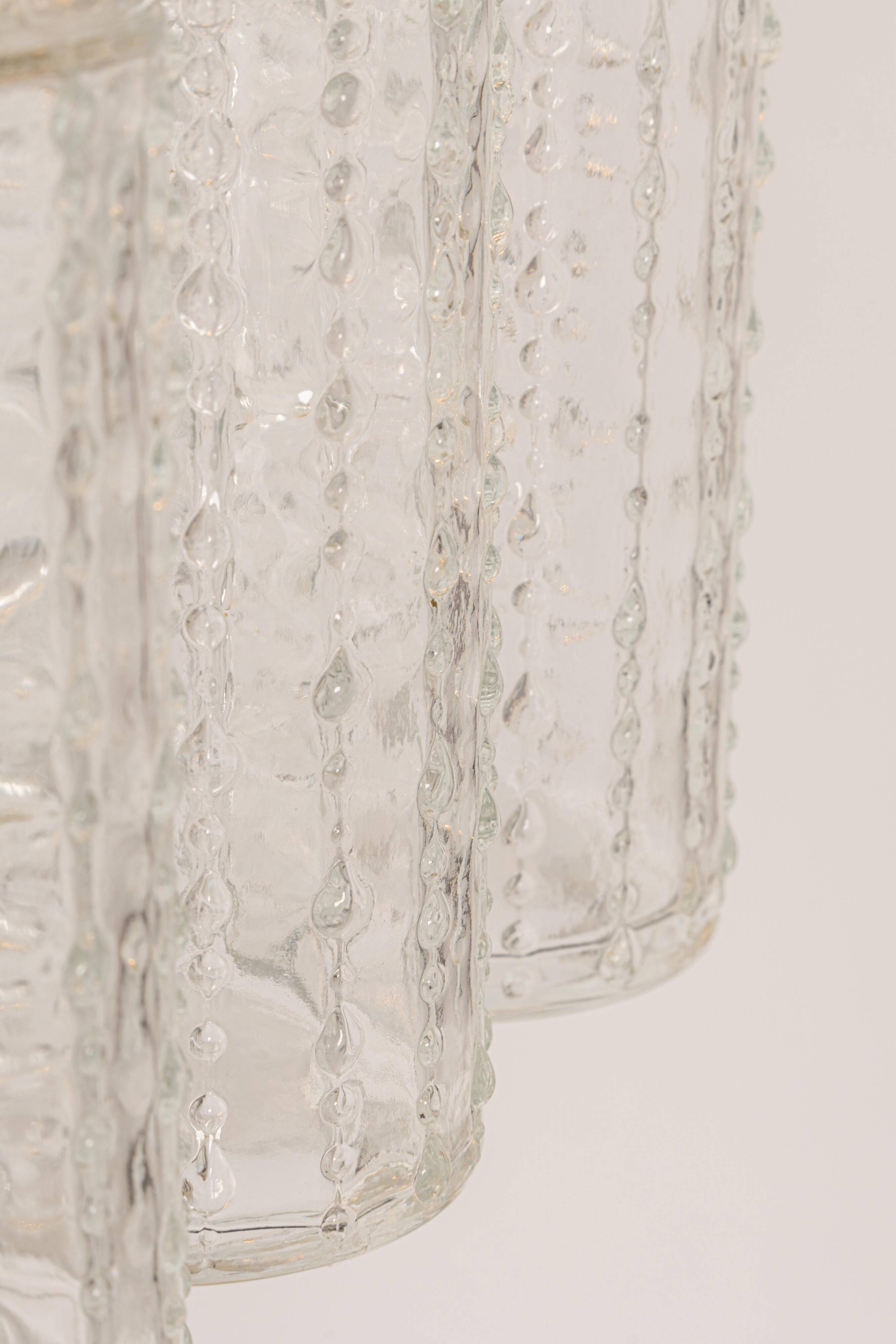 Glass ceiling lights Limburg, Germany, 1970s