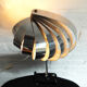 Adjustable metal clip lamp, fan, 1980s