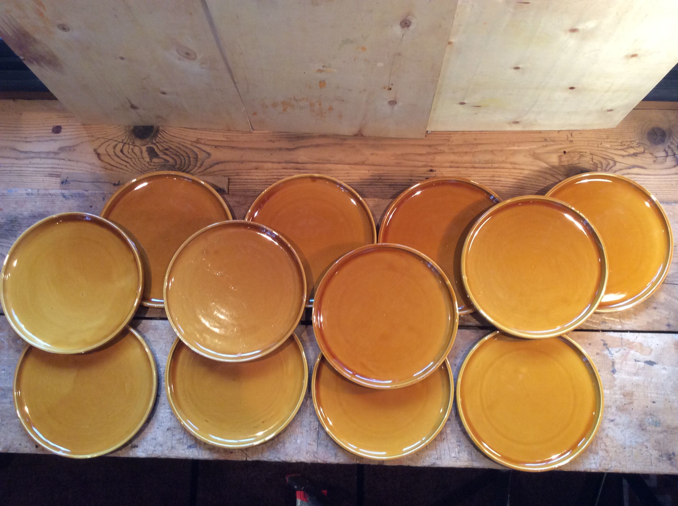 Set of 12 plates vintage