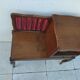 Ancien meuble de téléphone vintage année 80 avec assise