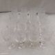 16 cut crystal wine glasses from Bohemia in very good condition.