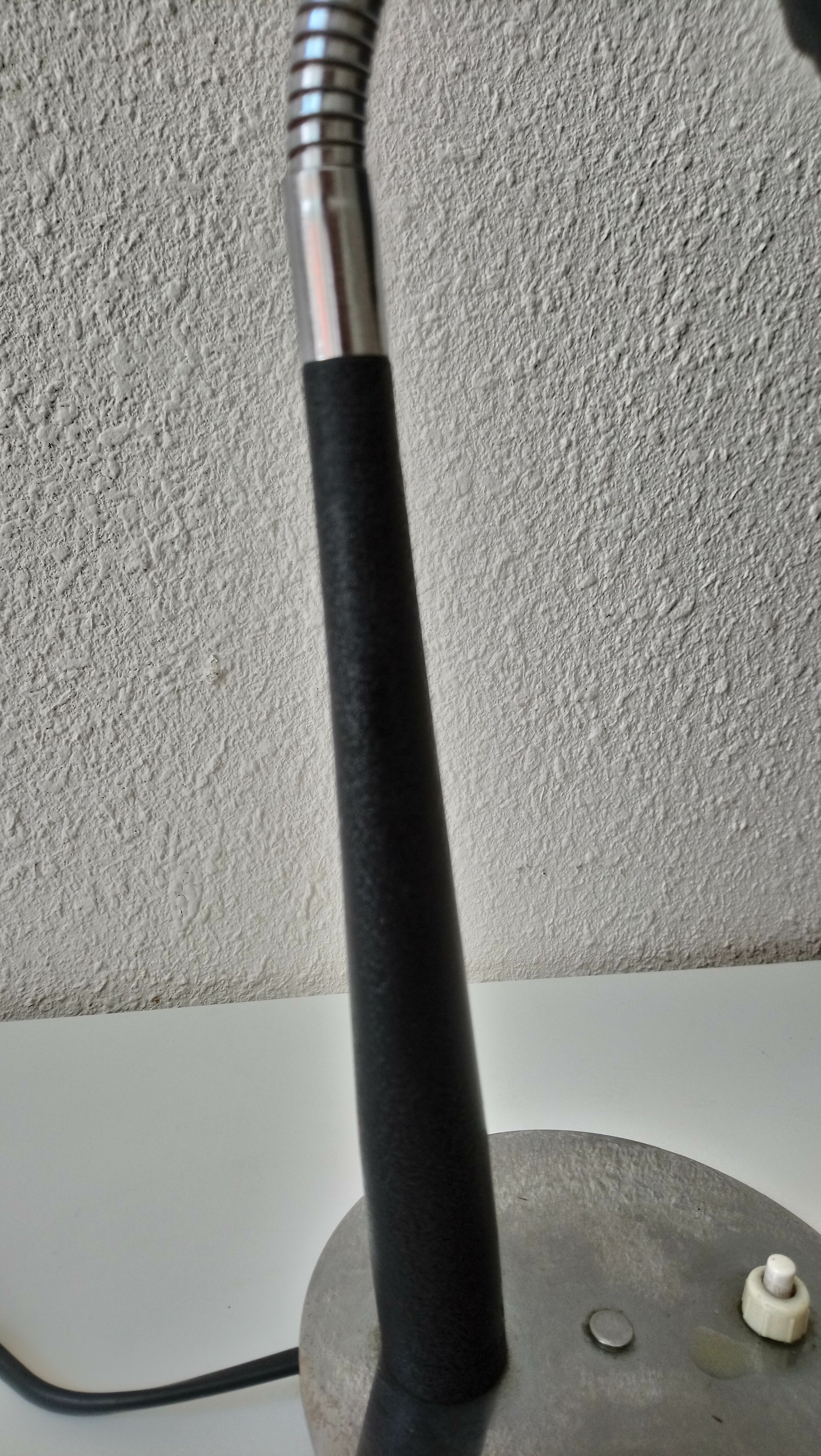 50 black years hammered metal lamp