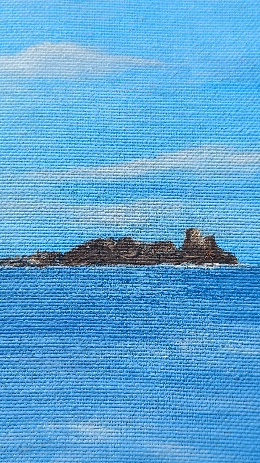 Painting on canvas Cancale