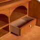 Vintage Scandinavian elm secretary, 1950s