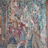 Antique tapestry, the grape harvest