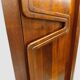 Modernist mahogany wardrobe with smoked mirrors (late 1970s)