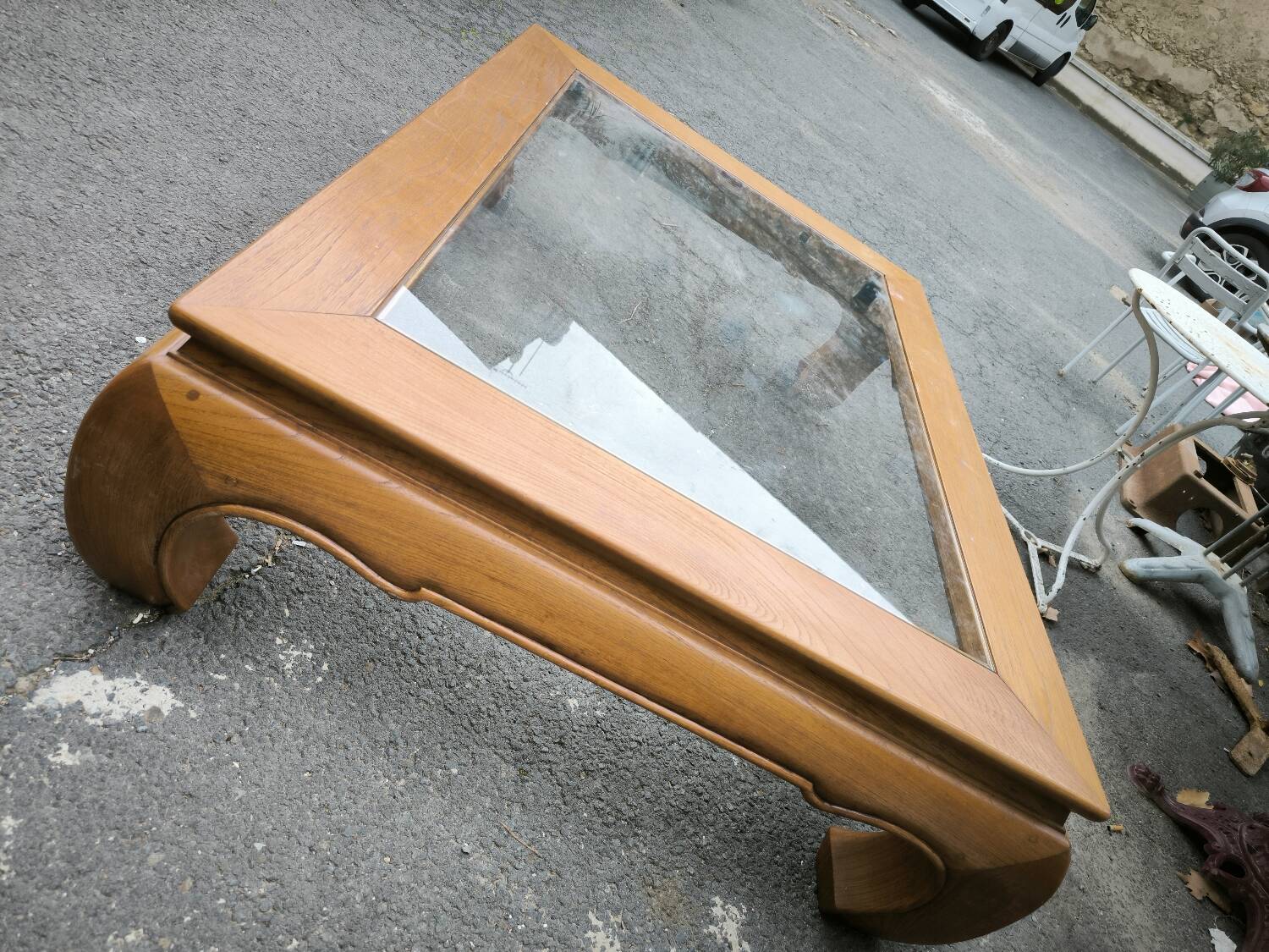 Teak coffee table, 1980