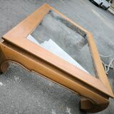 Large coffee table called Opium 1980 in teak