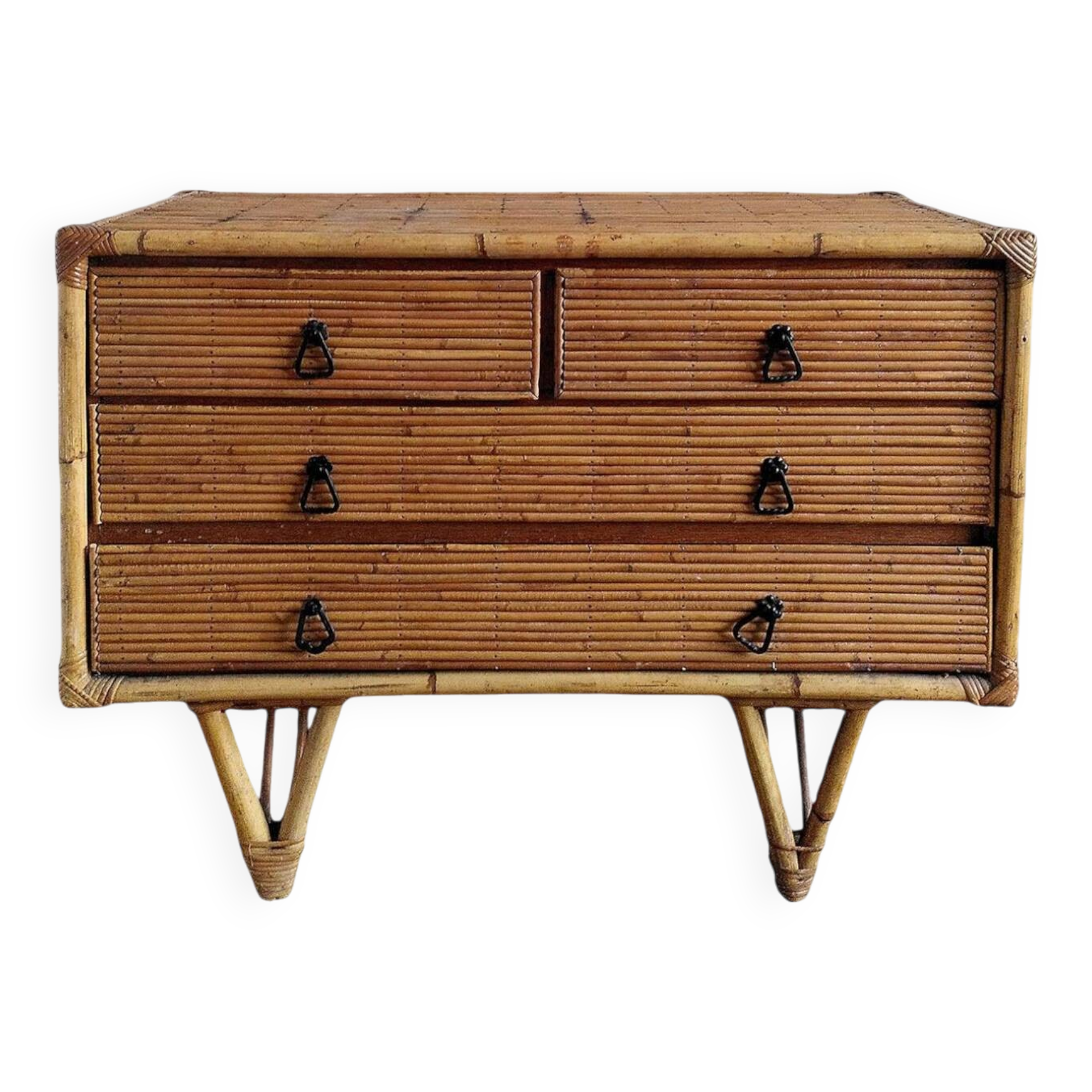 Commode en bambou, 1960