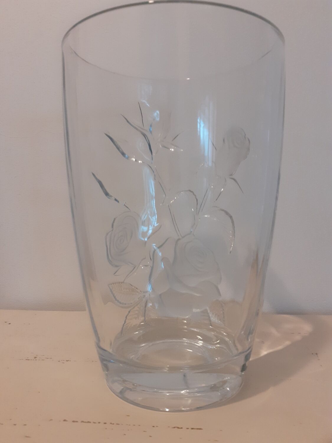 Vase en verre Luminarc "Bouquet de roses"