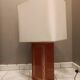 Large lamp 2 foot lights lacquered resin house style Le Dauphin