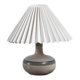 Vintage ceramic table lamp by Axella Stentoj, Denmark, 1960s