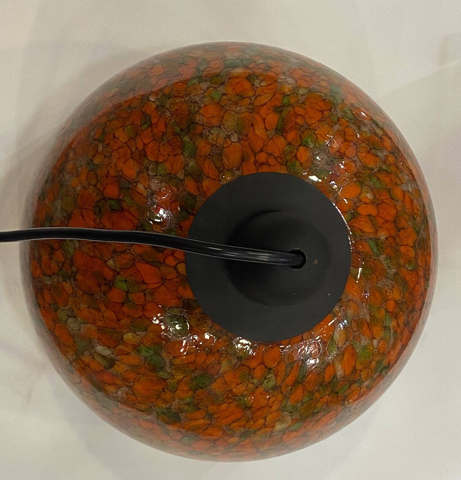 Lampara by Vidrio Millefiori, Peill & Putzler, Mid-century, Naranja, 70's –