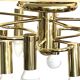 Brass suspension Mid-century 10 arms by Honsel Leuchten