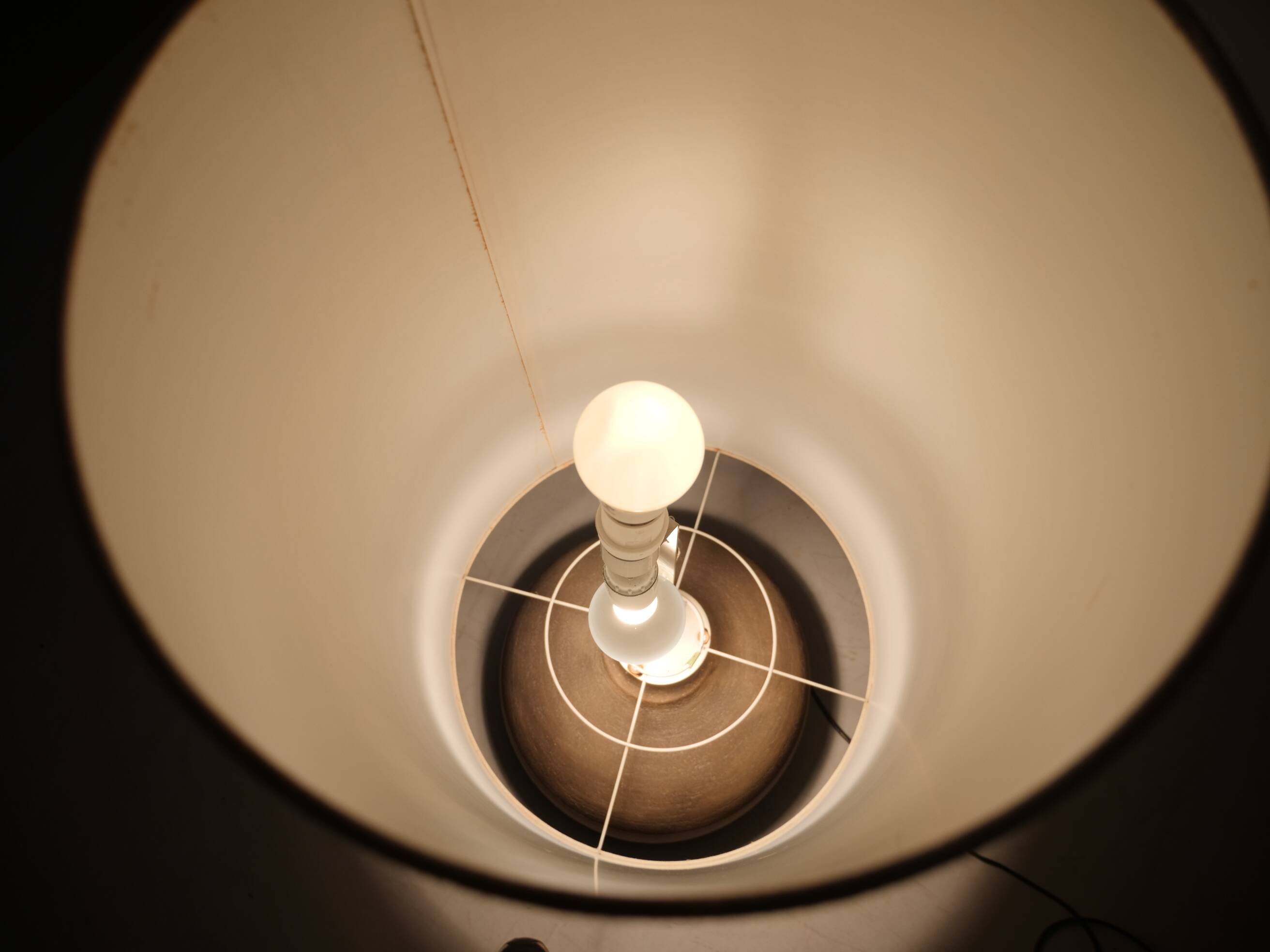 Scandi Design Floor Lamp Studio Ceramic Floor Light 1970s Vintage