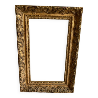 Small gilded wooden frame