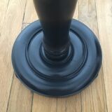 Large black oak side table