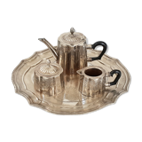 Art Deco silver metal coffee service