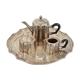 Art Deco silver metal coffee service