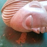 African stone statue