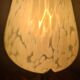 Art Deco night light, wrought iron, 32x12, very good condition.