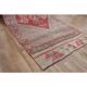 1970s Turkish Oushak Handmade Wool Cotton Red Runner Rug 81x275