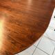 Round extendable table Rosewood Denmark vintage 1970