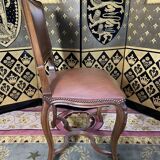 Suite of 6 Regency-style walnut chairs