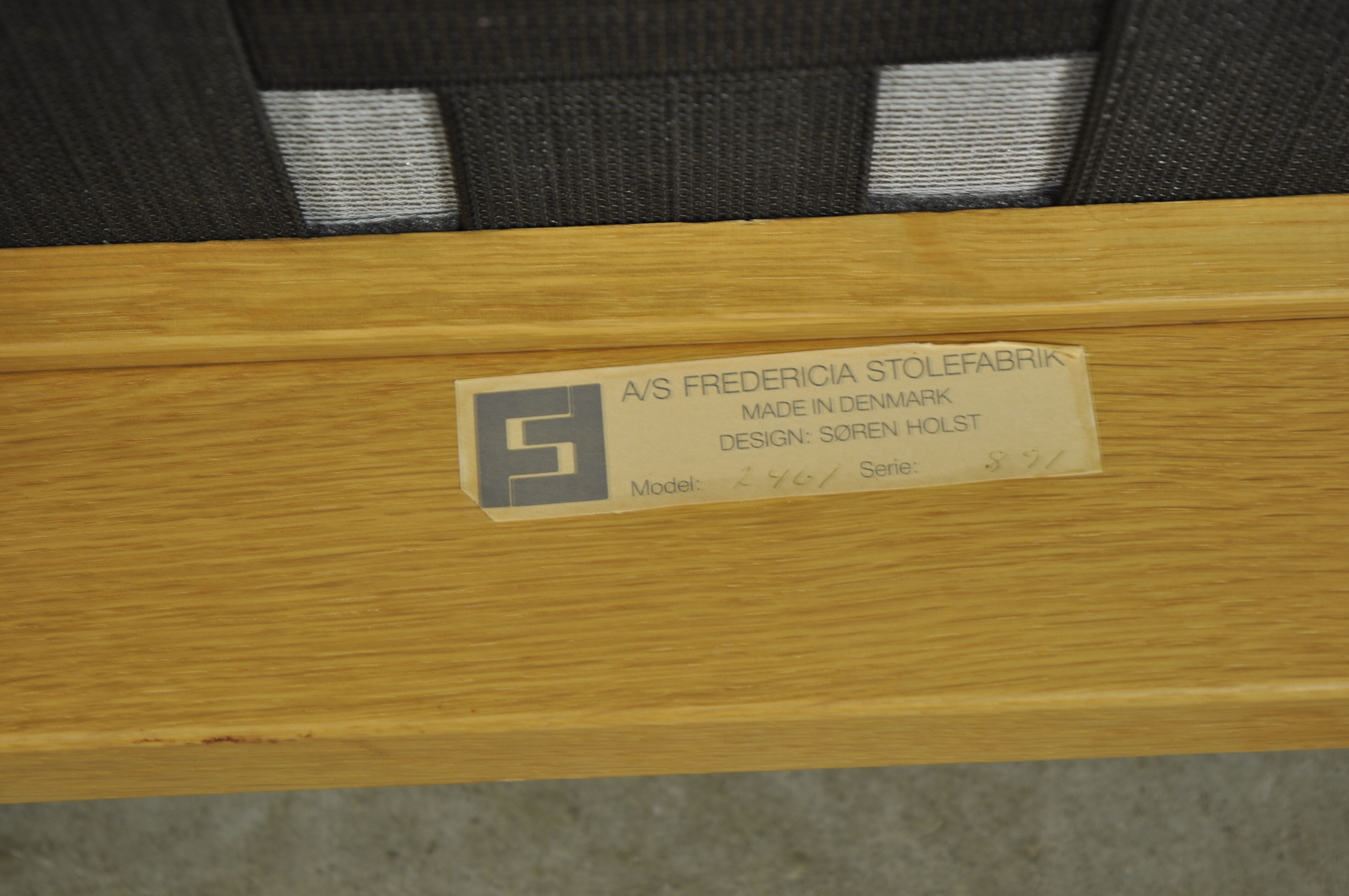 Lounge chairs, model 2461, designed by Søren Holst and produced by Frederica Stolefabrik, Denmark