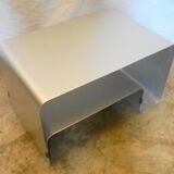 Folded aluminum coffee table, 1970