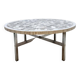 Vintage round mosaic coffee table