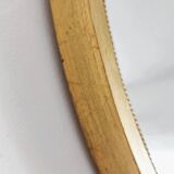 Antique gold oval mirror