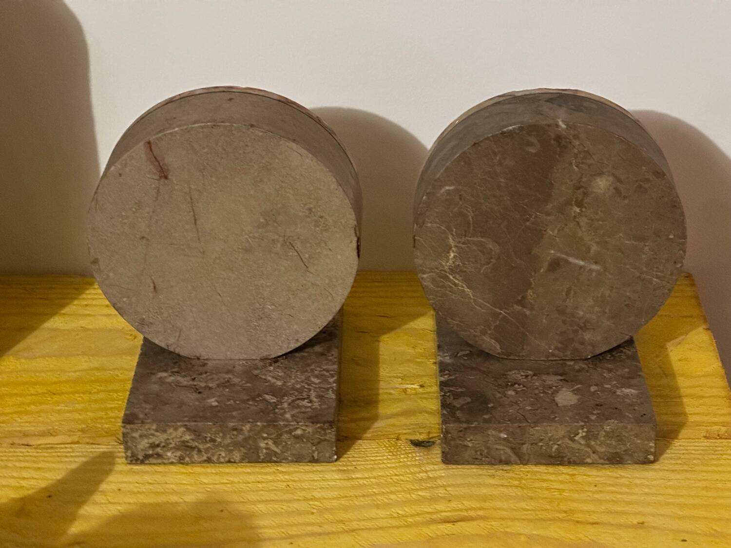 Pair of Marble Bookends from the Art Deco period