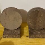 Pair of Marble Bookends from the Art Deco period