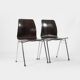 Lot de 4 chaises Galvanitas S26, années 1960