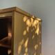 Large vintage Scandinavian wardrobe with two sliding doors.