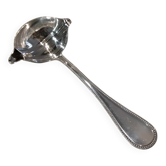 Louche gras maigre métal argenté orfèvre Christofle modèle perles