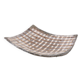Sculptural ceramic dish plate, Sicily