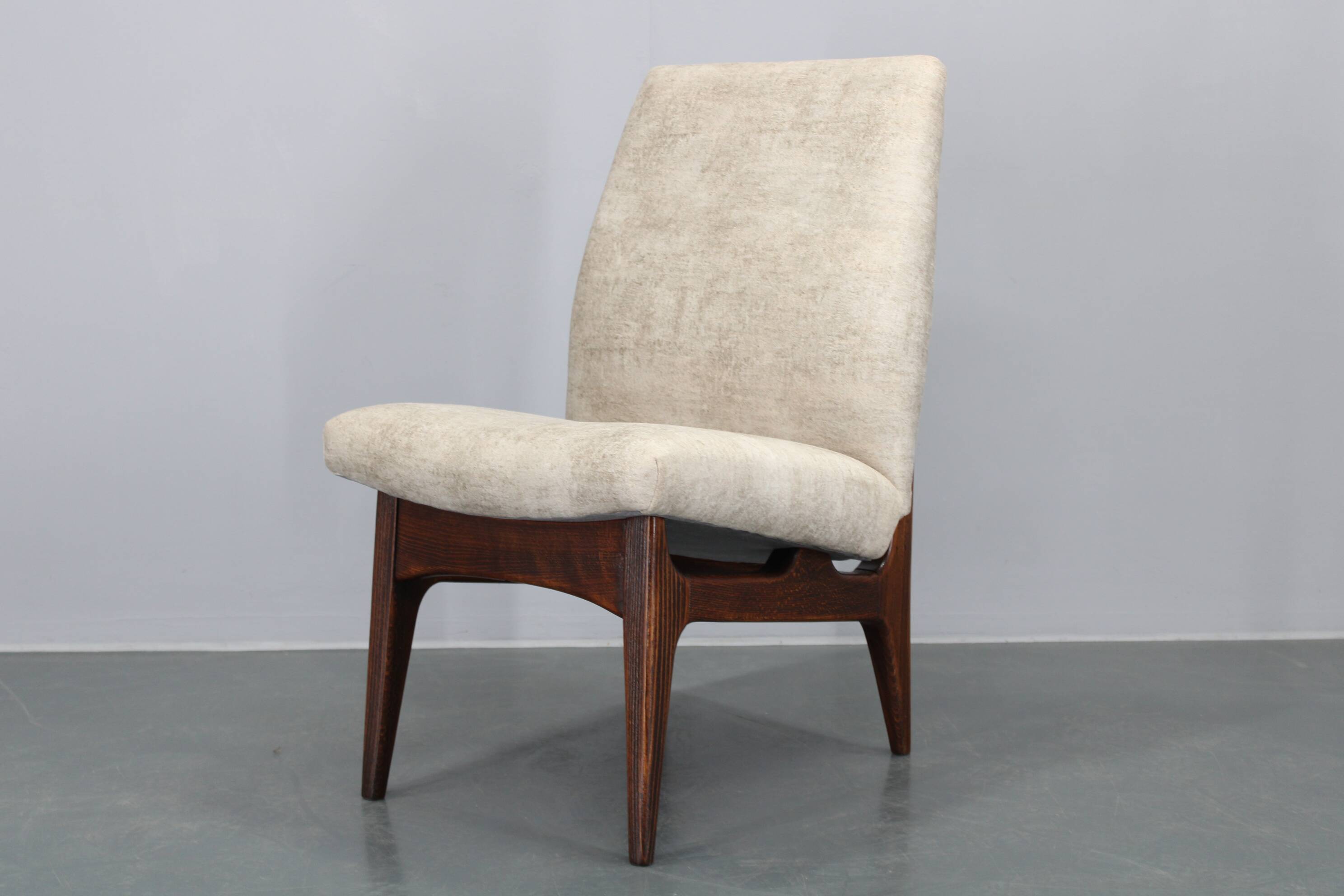 1970s Set of Eight Restored Dining Chairs, Czechoslovakia