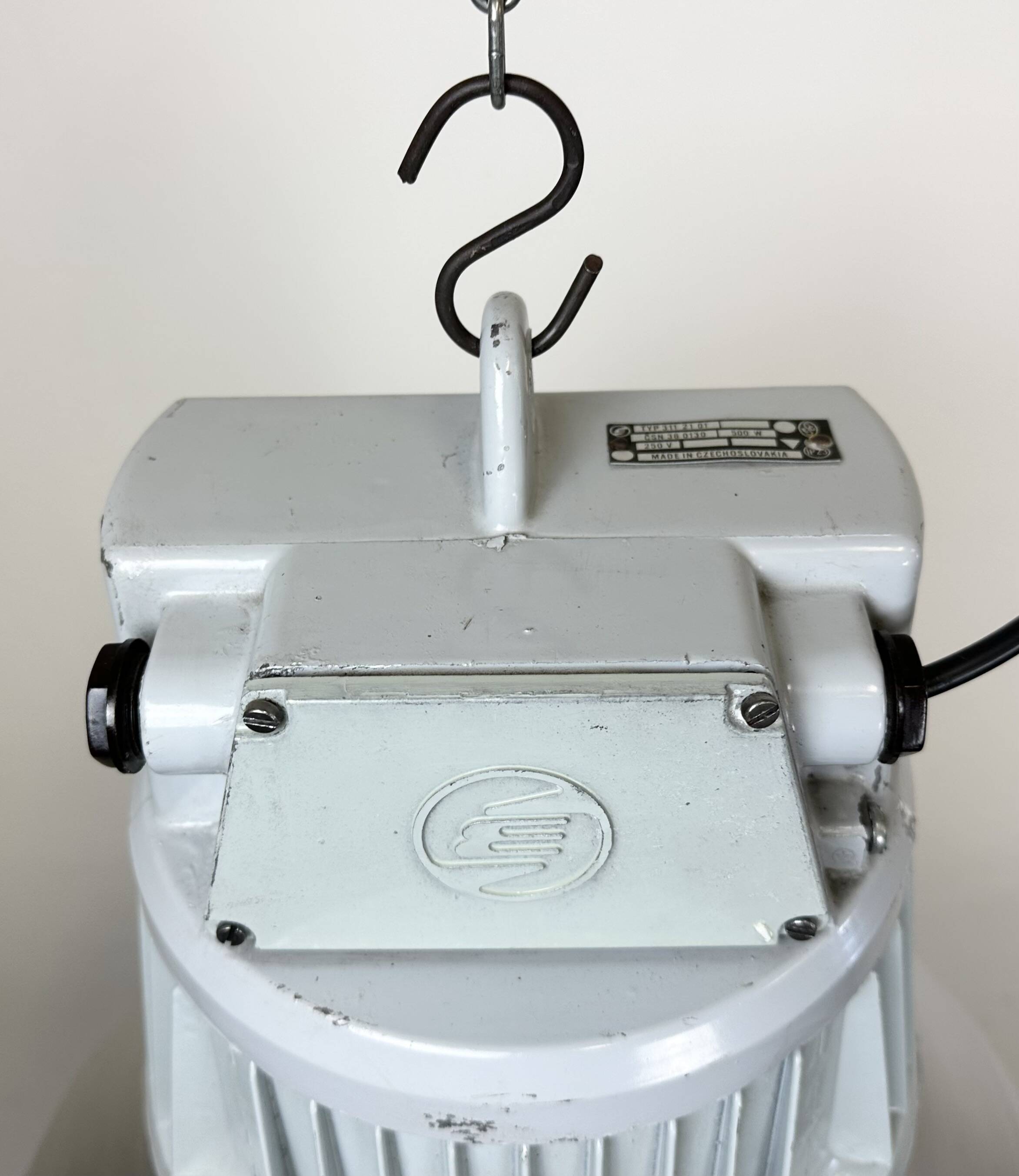 Large Industrial Aluminium Pendant Light from Elektrosvit, 1960s