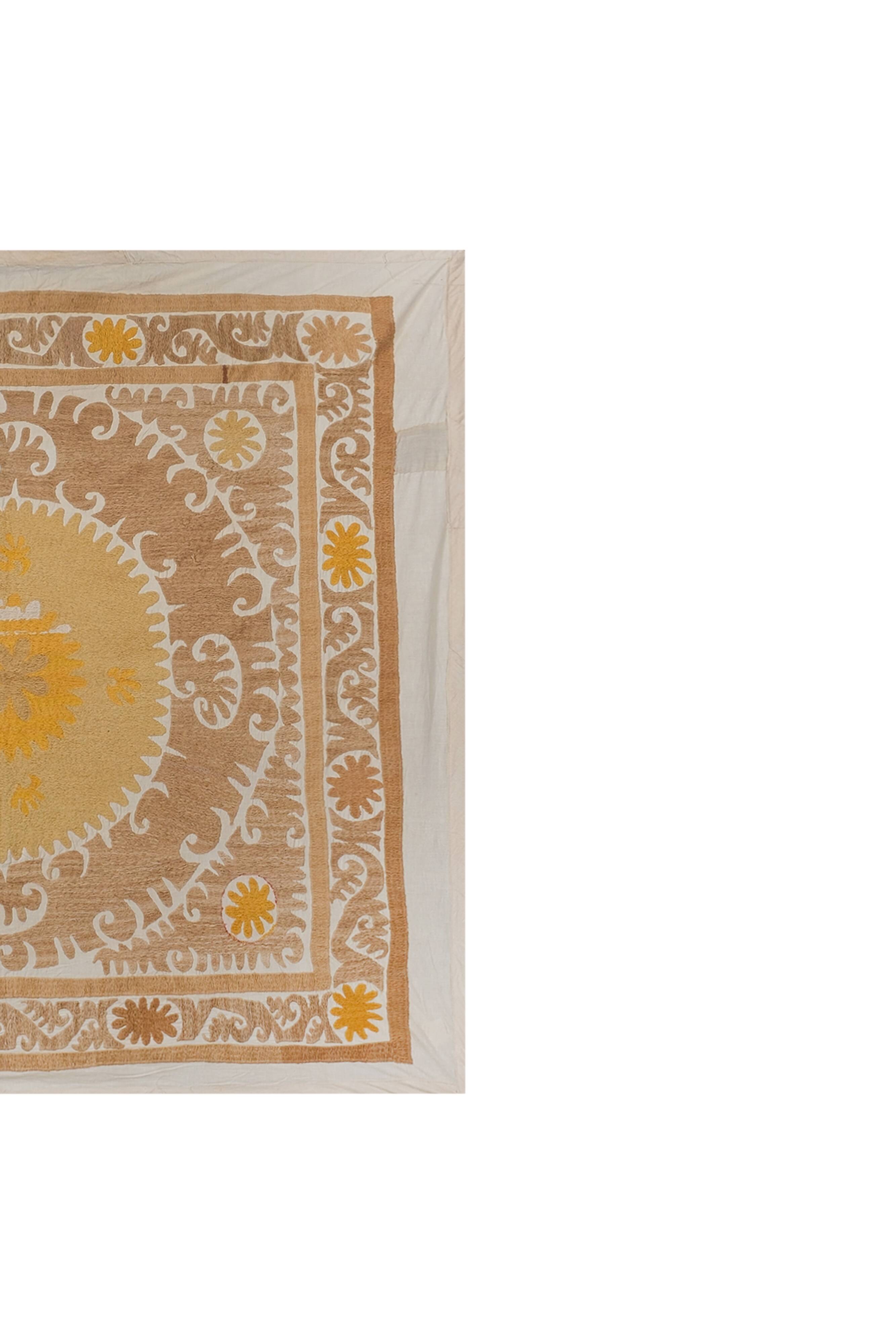 Tapis noué à la main, tapis turc vintage 122x142 cm