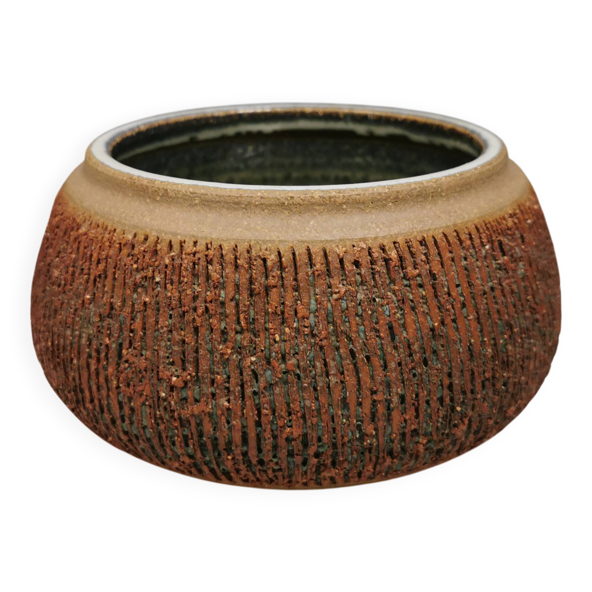 Ceramic bowl designed by Einar Johansen for Søholm Denmark in the 1960s.