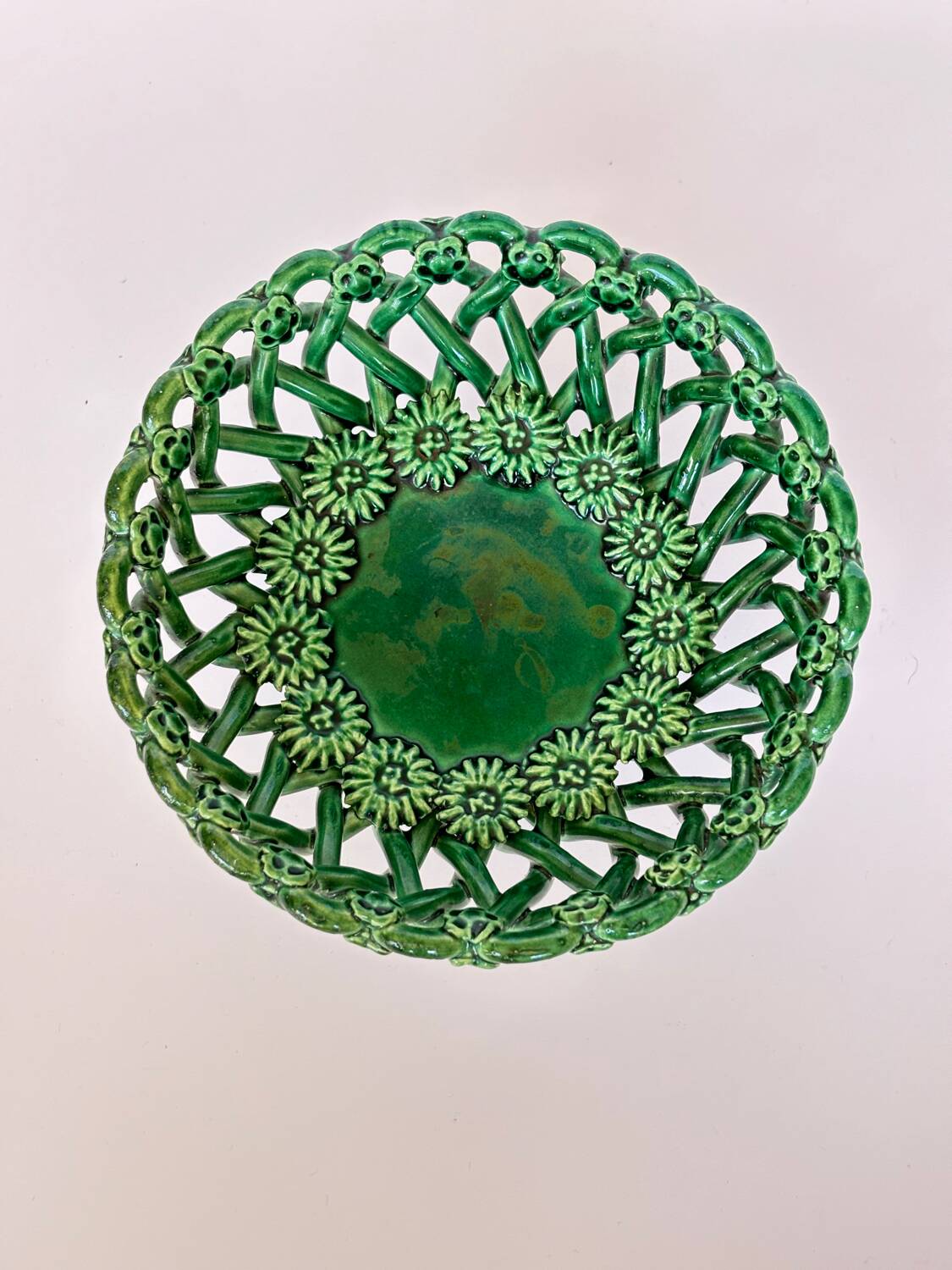 Pichon House woven ceramic basket