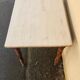 Vintage sanded desk from the 1960s-1970s.