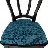 Pair of Baumann caned chairs