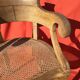 Louis XVI-style wooden desk and canage